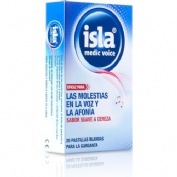 Isla medic voice  20 pastillas blandas sabor suave cereza