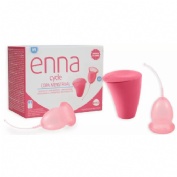 Copa menstrual enna cycle 2 unidades talla m + esterilizador