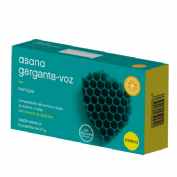 Asana garganta-voz sabor naranja 20 pastillas