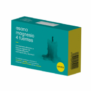 Asana magnesio 4 fuentes 30 comp