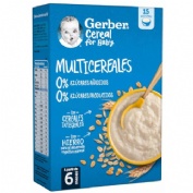 Gerber multicereales 0% azucares añadidos  1 estuche 270 g