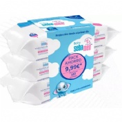 Sebamed baby toallitas limpiadoras  3 envases 60 toallitas