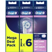 Oral b recambio cepillo electrico sensitive clean pack 6 ud